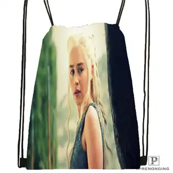 

Custom Game-of-Thrones@02- Drawstring Backpack Bag Cute Daypack Kids Satchel (Black Back) 31x40cm#180611-01-29