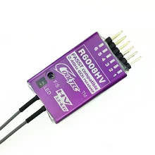 RCMOY Cooltech 2.4G 6Ch récepteur compatible R6008HV (coque souple) pour modèle RC avion/Multicopter