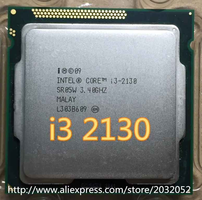 Для Intel i3 2130 3 м кэш 3,4 ГГц LGA 1155 TDP 65 Вт Настольный разбросанный кусок процессор l3-2130(Рабочая