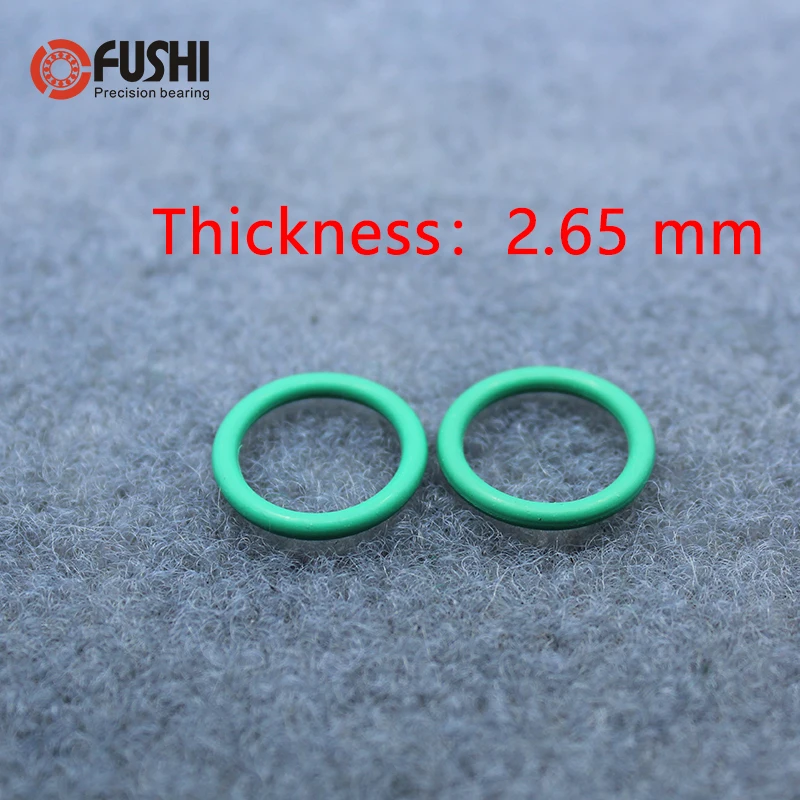 

CS 2.65 mm x ID 21.2 - 40 mm Green Viton FKM Fluorine Rubber 50PCS O Ring O-Ring Oil Sealing Gasket