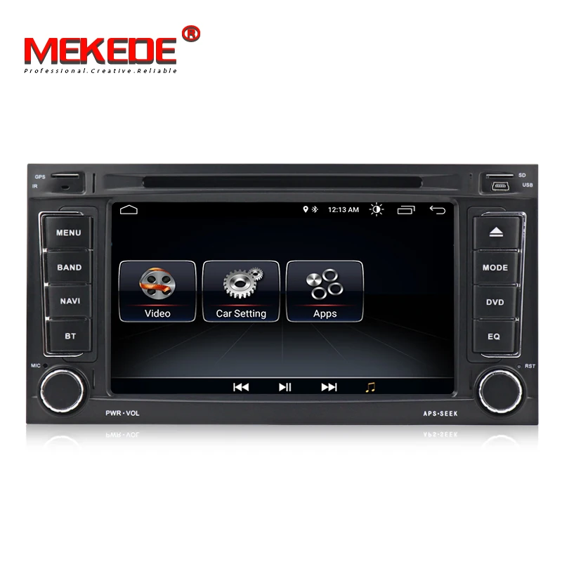 Discount MEKEDE  Android8.1 32G ROM 2G RAM Free shipping for Volkswagen  Touare g 2004 -2011 Multivan T5 car dvd player gps navigator 4