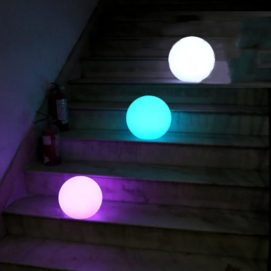 Outdoor Lights LED Garden Ball Lights Remote Control Floor Street Lawn Lamp Swimming Pool Wedding Lighting Decoration