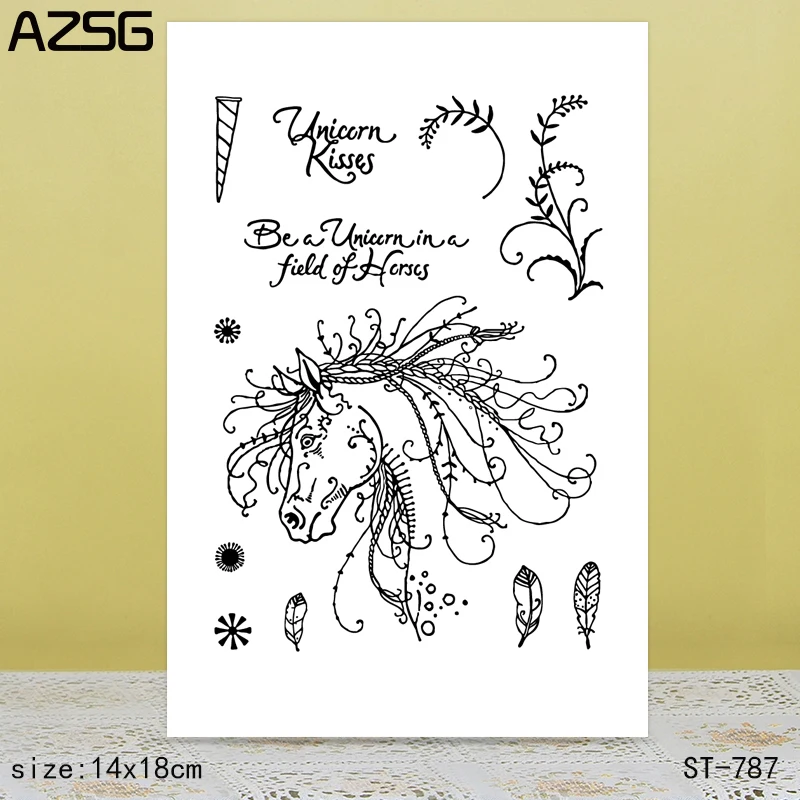 

AZSG Children of the forest Clear Stamps/Seals For scrapbooking DIY Card Making/Album Silicone Decoration crafts