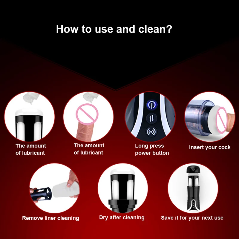 High Speed Retractable Male Masturbator Strong Piston Training Sex Machine High-fidelity Voice Interaction Sex Toys for Women