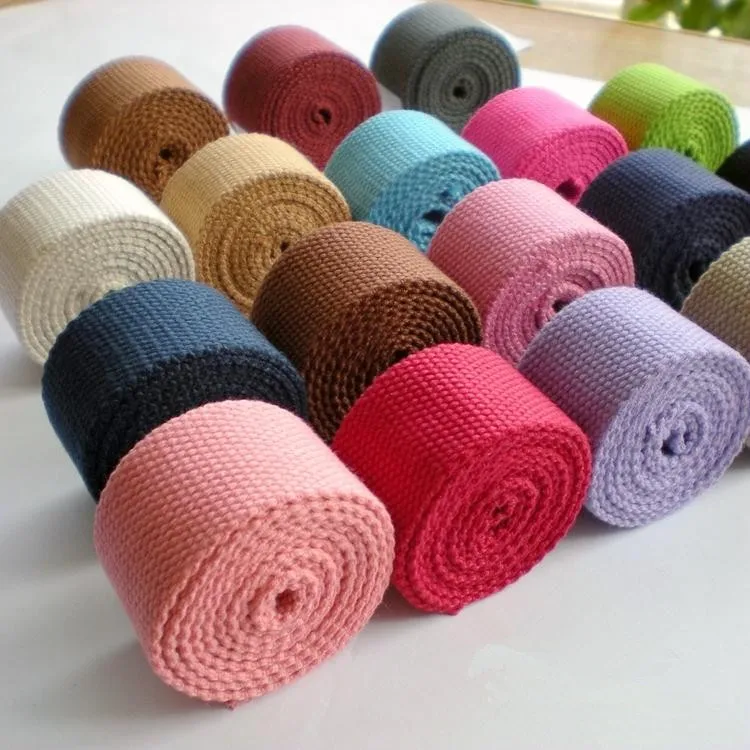 

5meter 32mm width Canvas Ribbon Polyester Cotton Webbing Strap Sewing Bag Belt Accessories Outdoor Backpack Bag Parts
