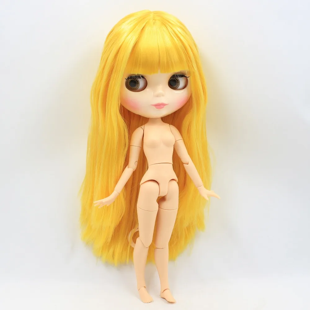 Ледяной DBS Blyth кукла шарнир тело желтый золотой волос bjd игрушка подарок 260BL0749|doll