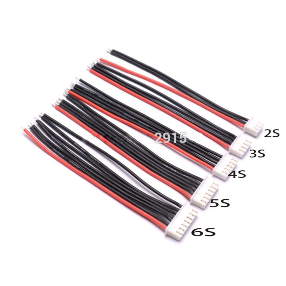 

5 Pieces/lot 2S 3S 4S 5S 6S Charger Cable IMAX B6 Connector Plug Wire