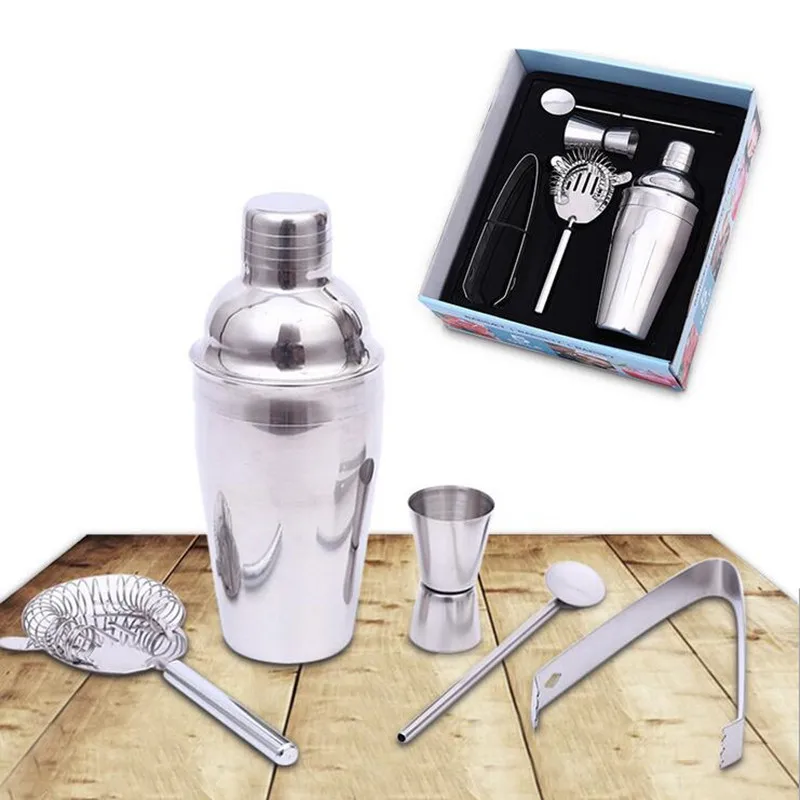 High Quality 550ml Cocktail Bartender Tool Stainless Steel Bar Cocktail Shaker Wine Mixer