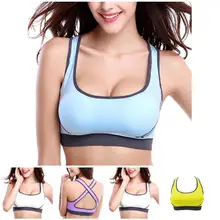 Для женщин спортивные бюстгальтеры бесшовные ударопрочный противоударный мягкий Поддержка Спортивная одежда для йоги Фитнес Running ASD88