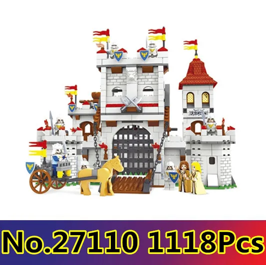 

Ausini building block set compatible with lego Knights castle series 037 3D Construction Brick Educational Hobbies Toys for Kids