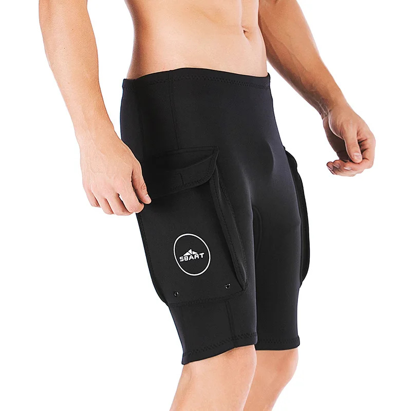 3mm Neoprene,with Pocket HOMELECT Mens Diving Pants Ideal for Swimming Diving Surfing Scuba Snorkeling
