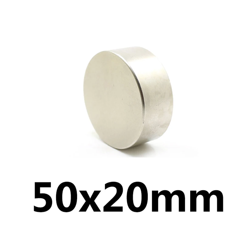 

1Pieces/Pack 50*20mm Magnetic Materials Neodymium Magnet Mini Small Round Disc Newest