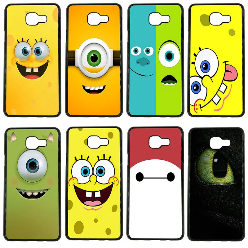 Funny Cartoon Character Face Emoji Phone Cases for Samsung Galaxy S8 S9