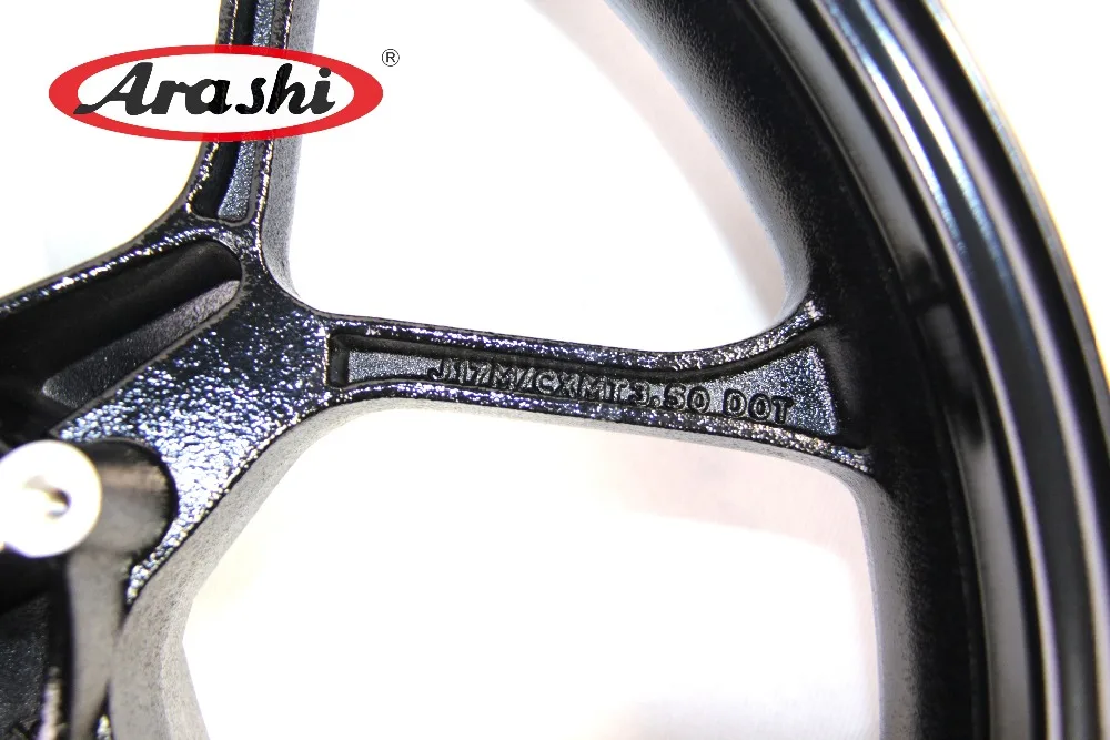 Передний обод колеса Arashi YZF R1 2015 2017 для YAMAHA 2016 глянцевый черный 15 16 17 колесный