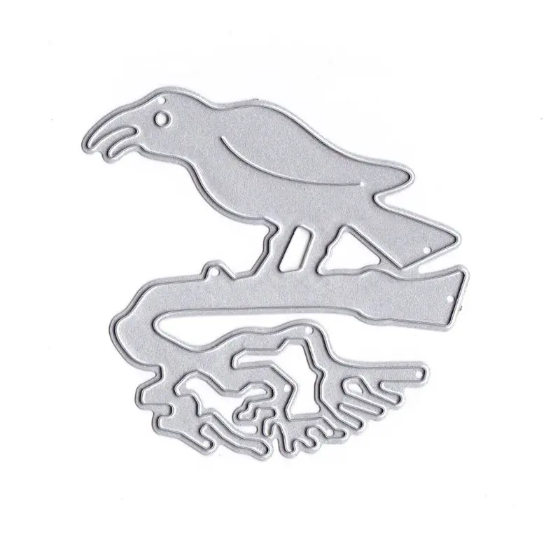 

Halloween Crow Metal Cutting Dies Stencil DIY Scrapbooking Album Stamp Paper Card Embossing Crafts Decor