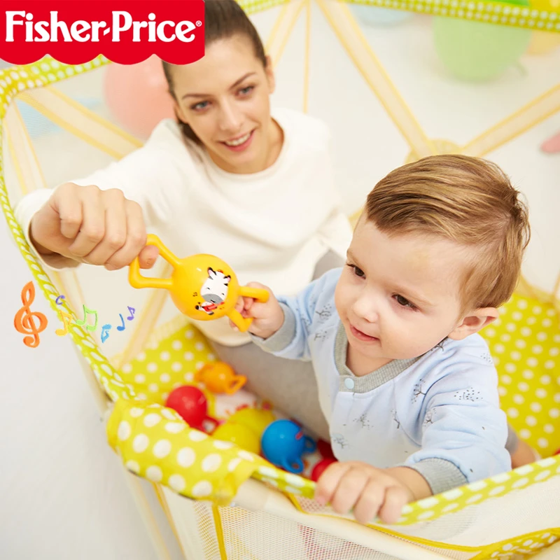 FISHER PRICE детские игрушки для ребенка шар-погремушка со звуками Мягкие плюшевые мобильные игрушки Baby Speelgoed Juguetes Para Los Ninos