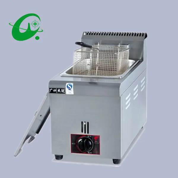 Vertical gas temperature fryer 6L French fries Duck Counter top Deep Fryer Gas cylinder blast furnace Vertical gas temperature fryer 6L French fries Duck Counter top Deep Fryer Gas cylinder blast furnace