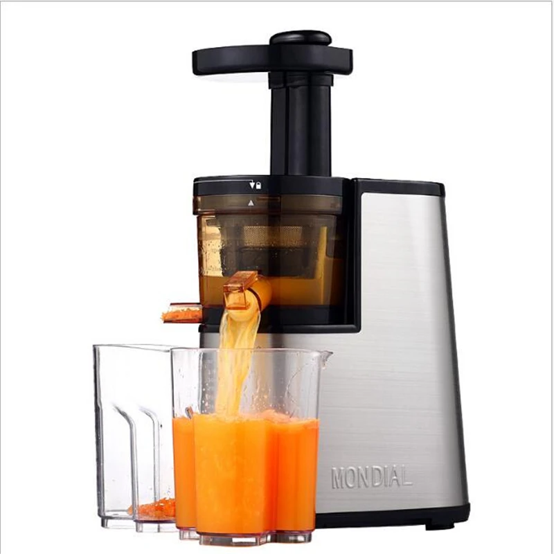 220v Slow Speed Juicer Stainless Steel Juicer Fruit vegetable Citrus Low Speed Juice Extractor ...