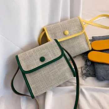 

Female Fashion Flap Hit Color Shoulder Messenger Handbags Women Casual Small Crossbody Bags Handmade Woven Beach Messenger Bags