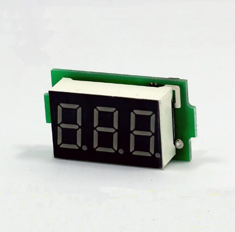

0.36 inch two wire digital adjustable DC Digital Voltmeter DC2.5-30V DC voltmeter head display Bule Red Green Yellow