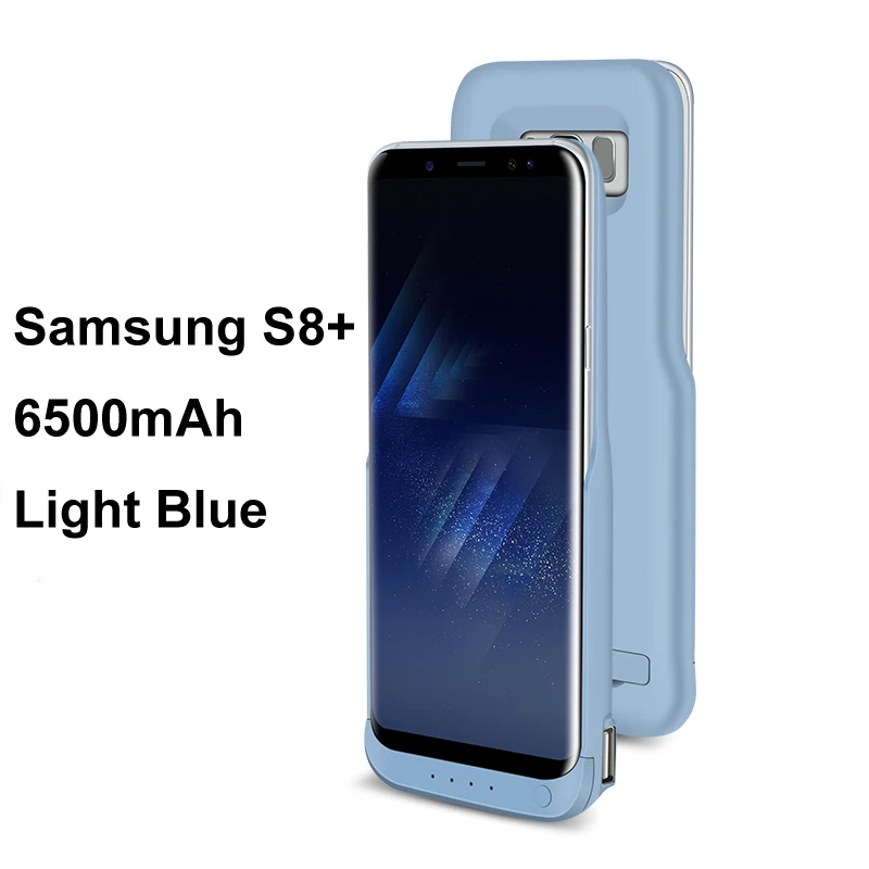 JLW 6500mAh зарядное устройство чехол для Samsung Galaxy S8 Plus перезаряжаемый внешний