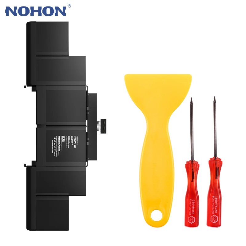 

NOHON Laptop Battery A1618 For Apple MacBook Pro 15" Retina A1398 2015 year MC975 MC976 ME664 ME665 ME293 ME294 8755mAh 11.36V