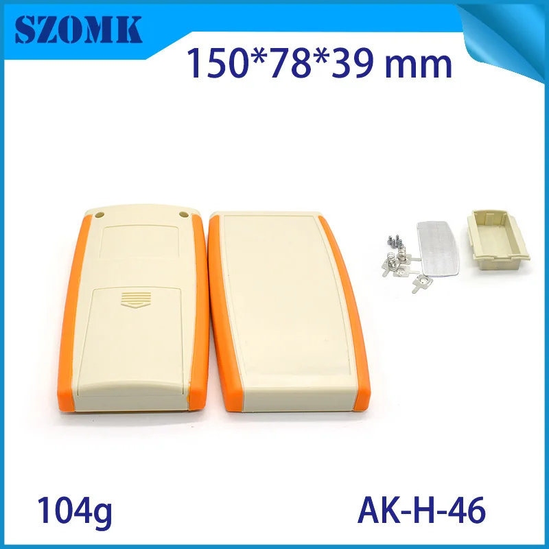 szomk handheld plastic box for electronics project 2x AA plastic enclosure for electronics plastic case custom device box equipment enclosure housing instrument case (9)