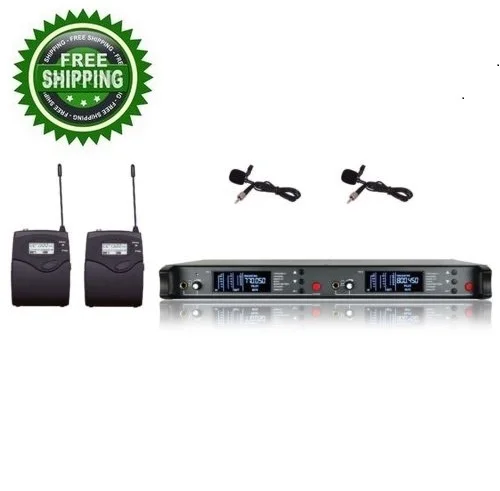 

Bolymic Professional UHF lapel Microphone Wireless mic Microphone System for Teachers