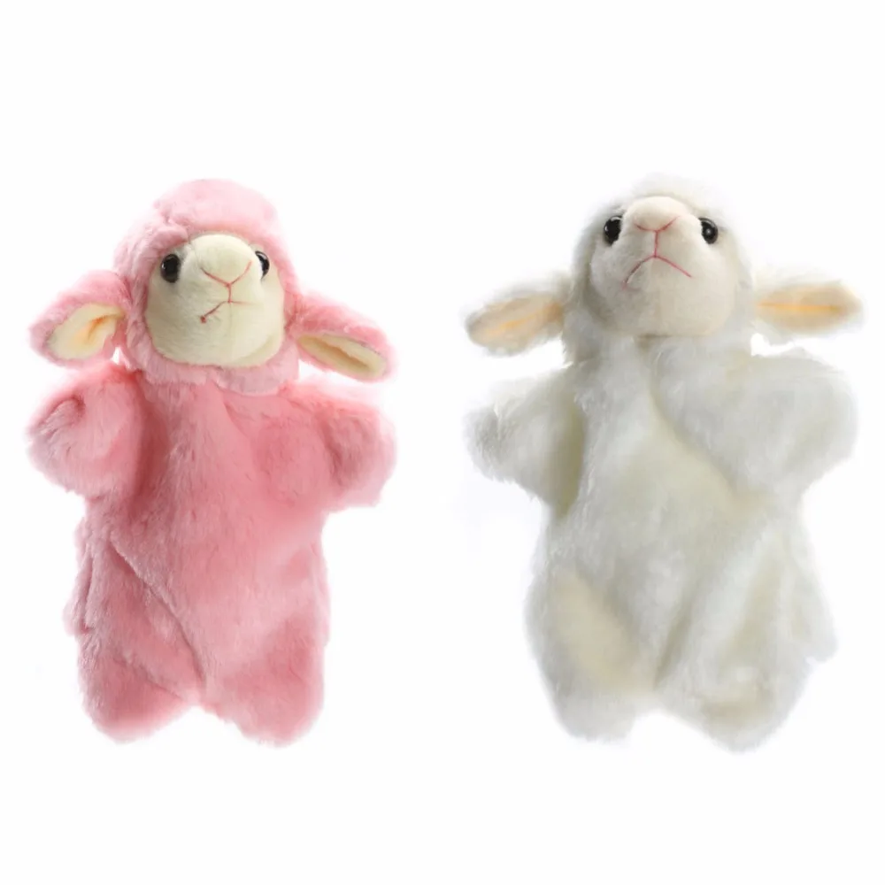 1-Pc-Cute-Sheep-Hand-Puppet-Baby-Kids-Child-Developmental-Soft-Lovely-Cartoon-Interactive-Doll-Plush