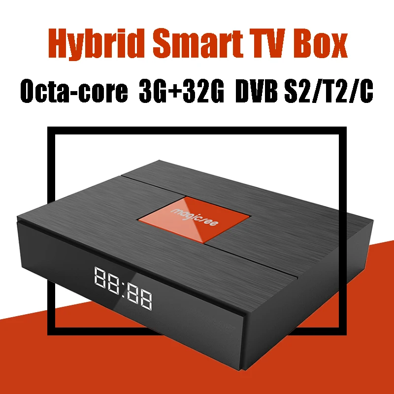 

Magicsee C400 Plus 3G 32G Amlogic S912 Octa-core Hybrid Smart TV Box 3D 4K DVB S2 T2 C Dual Wifi Bluetooth 4.1 Satellite TV Box