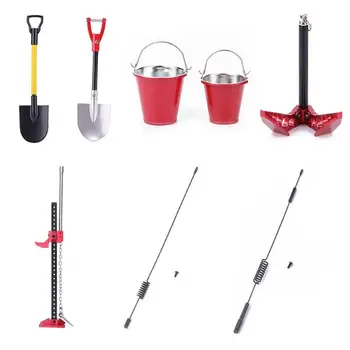 

RC Rock Crawler 1:10 Accessory Slideable Metal Jack Plastic Shovel Bucket