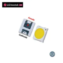 100 шт LG 3528 SMD светодиодный s диоды телевизионные супер яркие диоды SMD СВЕТОДИОДНЫЙ 1210 3528 1 Вт 100лм холодный белый ТВ ПОДСВЕТКА