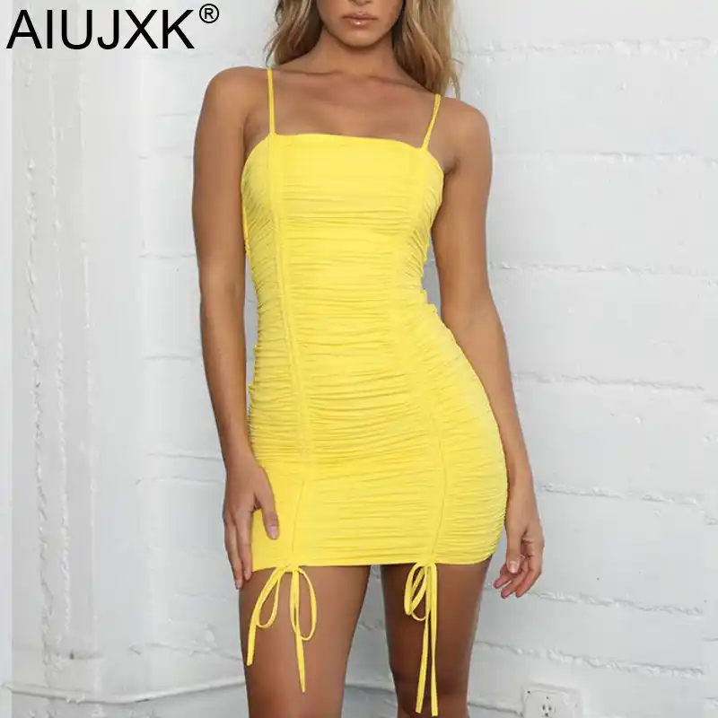 bodycon dress with strings