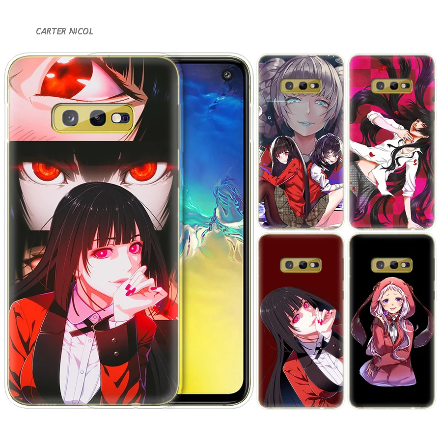 

Silicone Case for Samsung Galaxy S10 S10e S8 S9 J4 J6 A6 A8 Plus 5G M30 M20 M10 A50 A30 A10 Cover Kakegurui