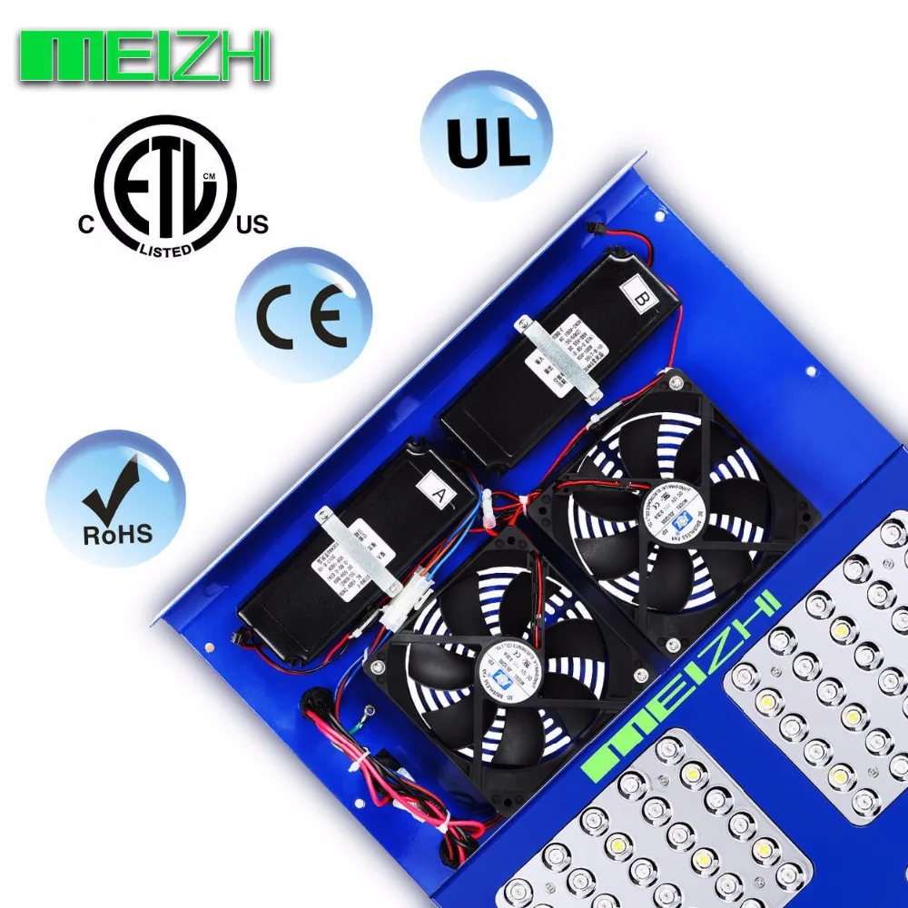 MEIZHI отражатель LED 600 Вт led grow light полный спектр для семян комнатный сад гидропоники