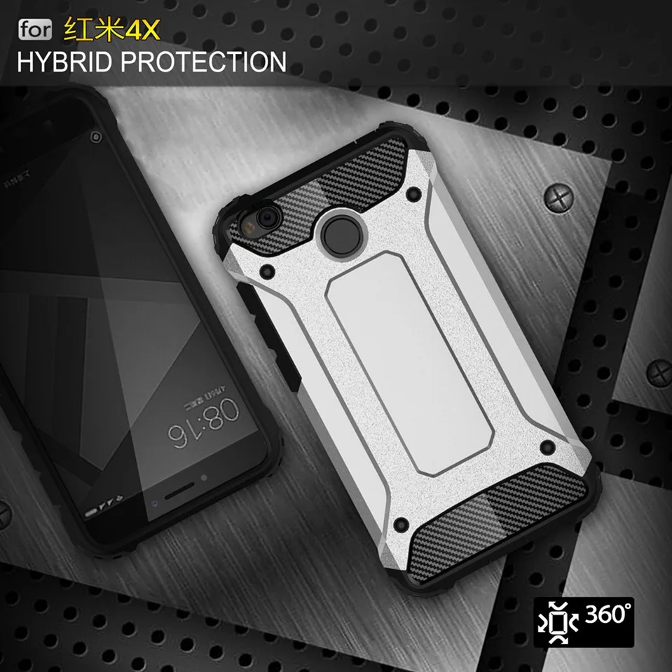 Armor Case For Xiaomi Redmi 4X Silicone Hard Tough Luxury Cover For Xiomi Redmi 5 5A 4X Note 5 Plus Mi 8 SE A2 Mi Max 2 3 Coque  (8)