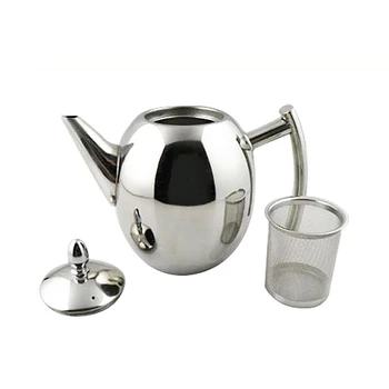 

New 1000ML 1500ML Stainless Steel Coffee Kettle Teapot Coffee Tea Kettles Cold Water Pot Kettle With Strainer Home Tea Tools