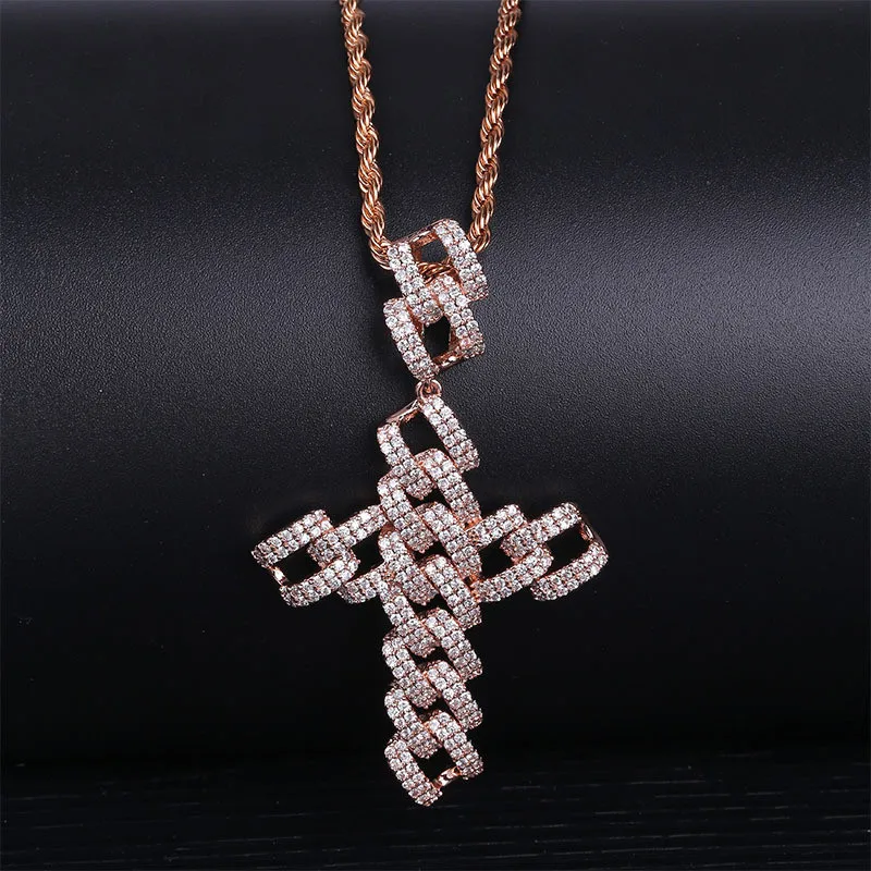 hip hop cross necklace10