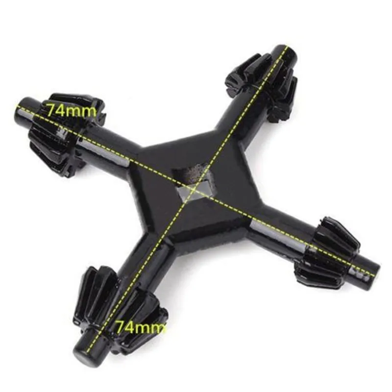 1 шт. 4-way ключ гаечные ключи сверлильный патрон ключ подходит для большинства сверл и электроинструментов