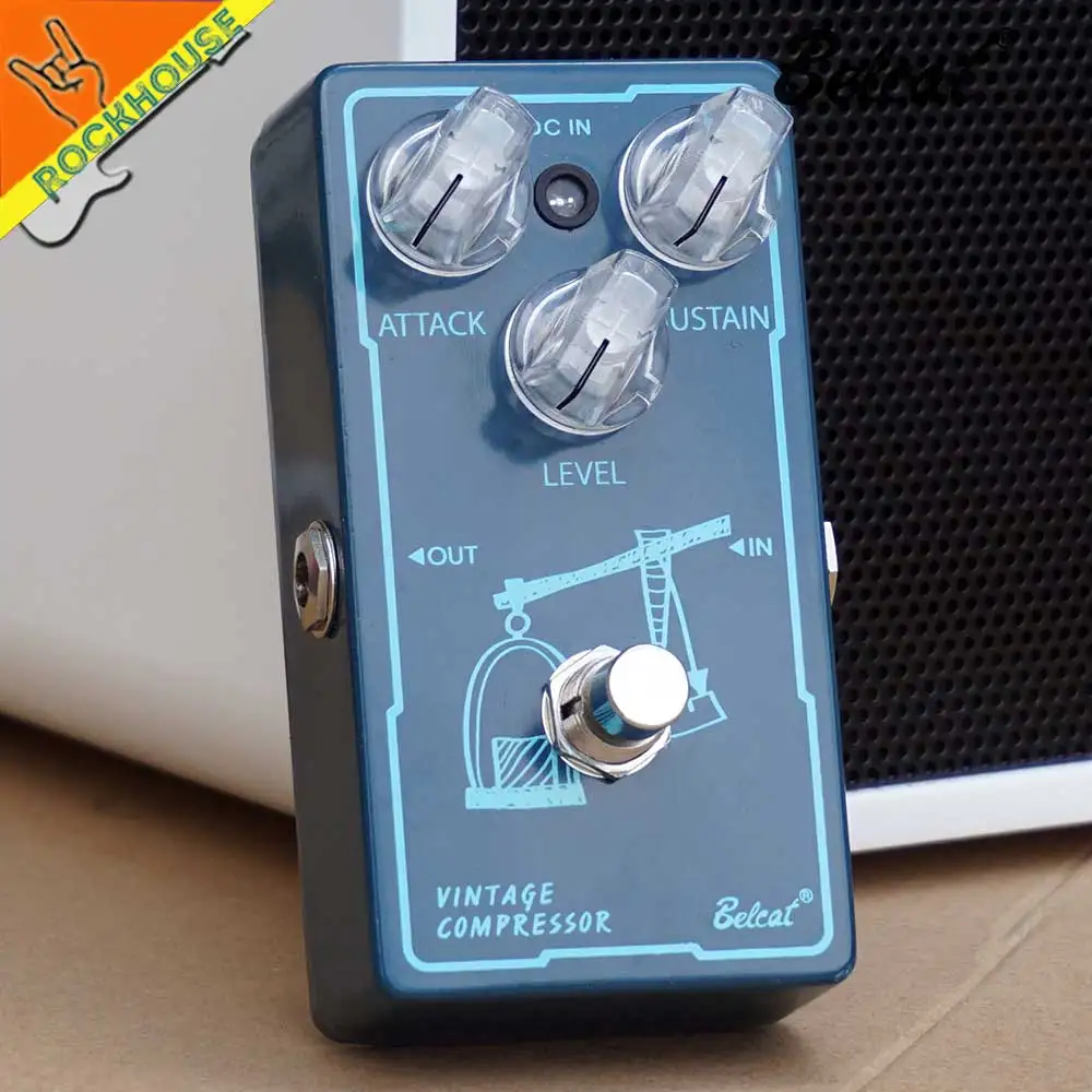 Belcat Vintage Compressor Guitar Effects Pedal Balance Dynamic output Level Analog Circuit True Bypass Free Shipping Belcat Vintage Compressor Guitar Effects Pedal Balance Dynamic output Level Analog Circuit True Bypass Free Shipping