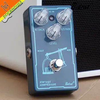 

Belcat Vintage Compressor Guitar Effects Pedal Balance Dynamic output Level Analog Circuit True Bypass Free Shipping