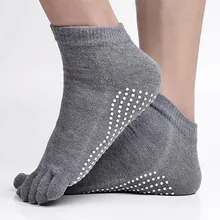 Спортивные носки для фитнеса с пятью носками, противоскользящие, дышащие, для скалолазания, кемпинга, походов, бега, велоспорта, йоги, мужские носки