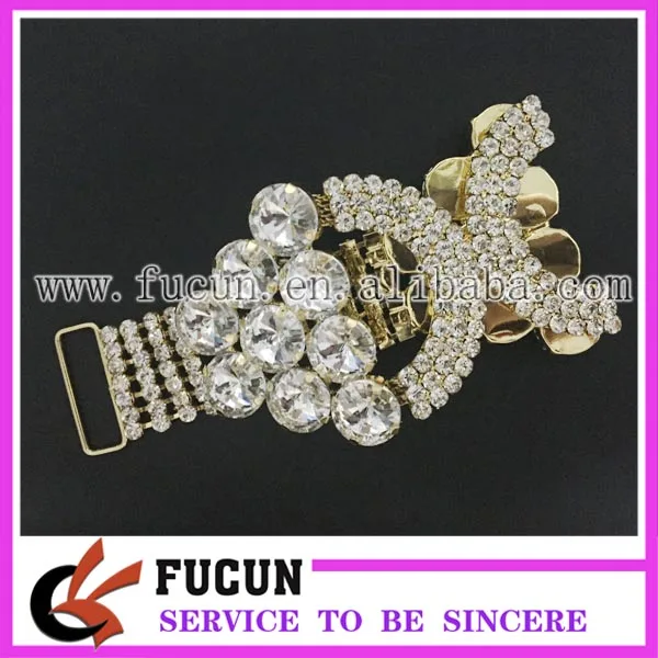 (30 шт./лот) Мерцание золота со стразами разъем для конкурс купальник|rhinestones connectors