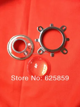 

5Set 44mm Optical Glass LED Lens 60 Degree + 50mm Reflector Collimator + Fixed Bracket for 10W COB High Power Chip