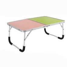 Складной стол из алюминиевого сплава, компьютерный стол для детей, многофункциональный простой стол для хранения, для студентов, спальни, на открытом воздухе