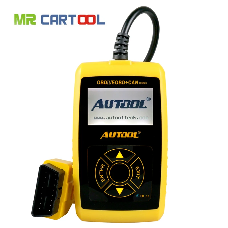 Aliexpress.com : Buy AUTOOL CS320 OBD/EOBD ODB OBD2 II Code Reader Car ...