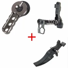 2019New IPSC CNC алюминиевый таймер триггер& Журнал релиз Catch& безопасности селектор переключатель рычаг Набор для M4/M16 страйкбол AEG