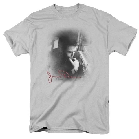 Trevco Dean-Pensive - Short Sleeve Adult 18-1 Tee - Silver 2X