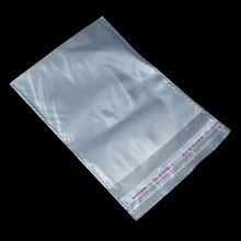 Матовая Ясно Самоклеящиеся polybags упаковка Пластик мешок самостоятельно уплотнение ювелирные украшения Полотенца подарочная упаковка прозрачный матовый чехол