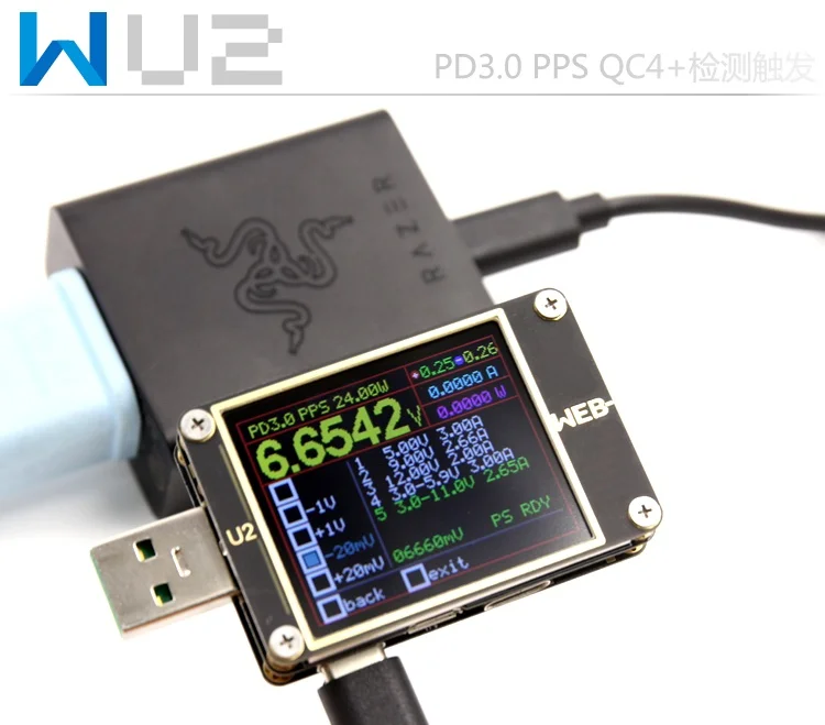 Вольтметр тока USB тест er QC4+ PD3.0 2 PPS протокол быстрой зарядки тест емкости